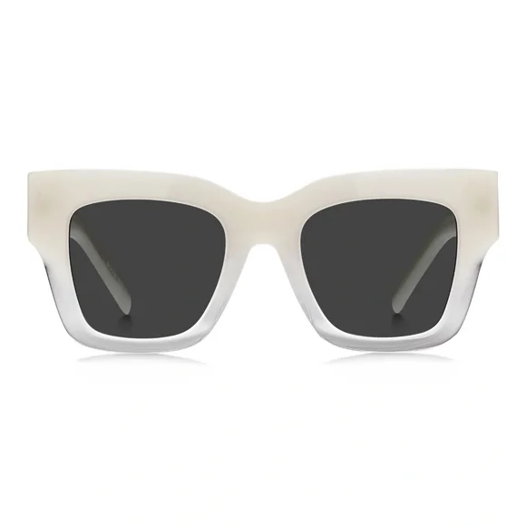 BOSS- Square Shaded Ivory Grey Sunglasses 1386/S
